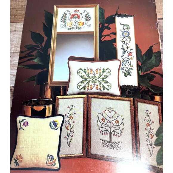 Jacobean Designs Charted For Cross Stitch & Needlepoint By Vicki Neil Catchbell - Picture 3 of 3